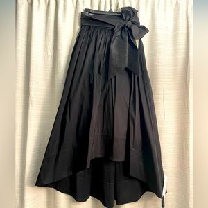 Eliza J Dresses Black Gown Skirt with detachable belt bow NEW WITH TAGS SIZE 6